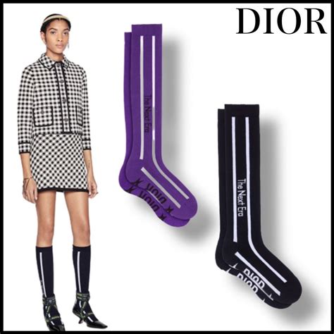 dior high socks.